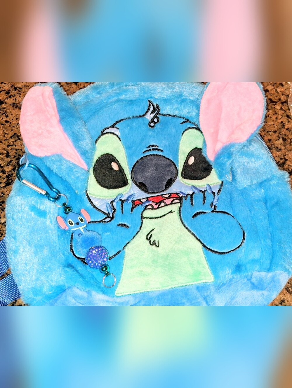 💙 STITCH MINI BACKPACK + MATCHING BAG CLIP 💙